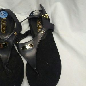 Black Ralph lauren sandals